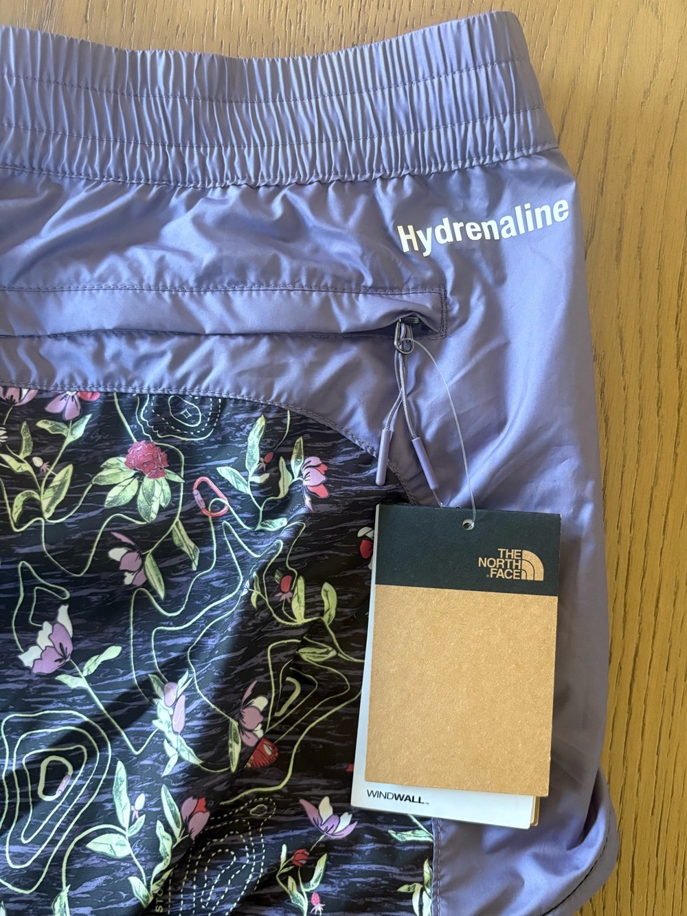 The North Face Hydrenaline WindWall Shorts NWT Women’s XL Floral - Picture 7 of 9